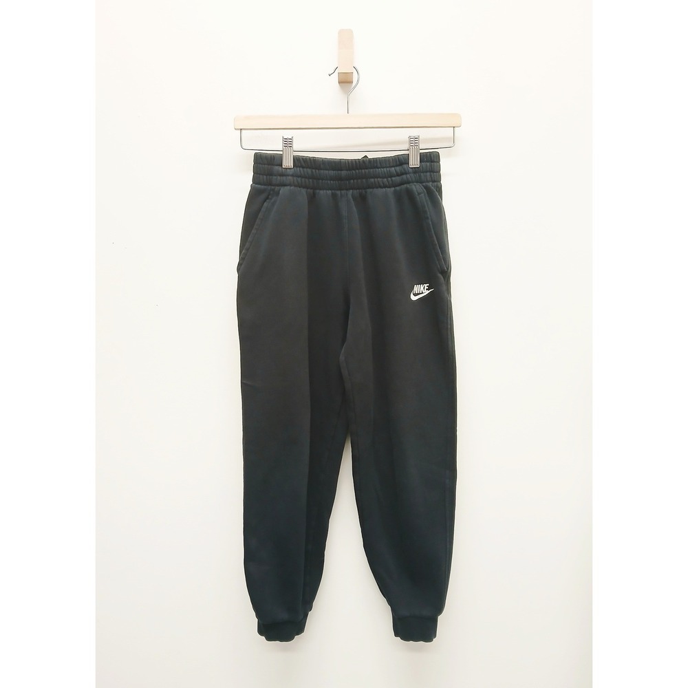 Nike Joggers Boys Large Black Good Fleece Tapered Sweatpants